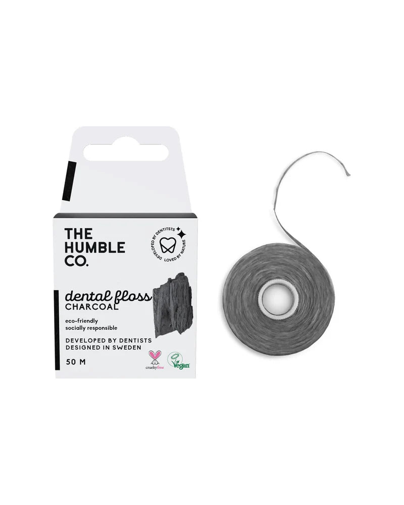 THE HUMBLE CO Kömürlü Diş İpi 50 m