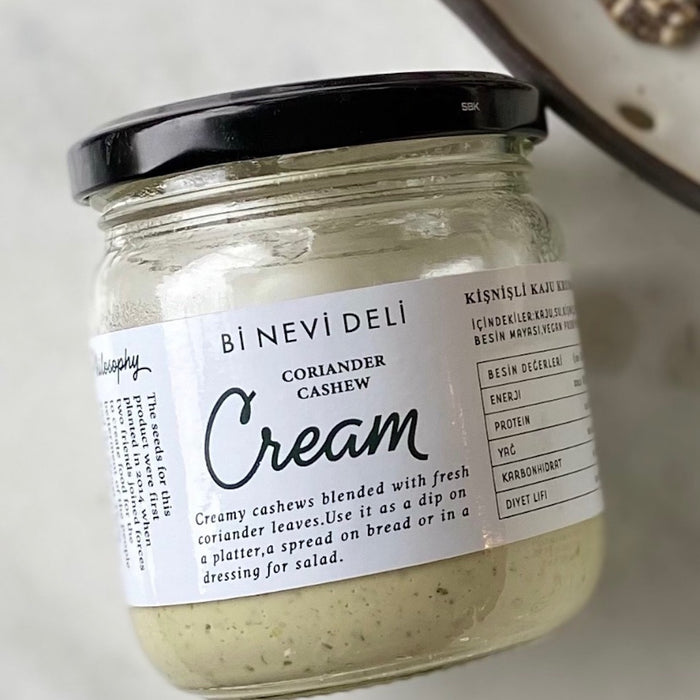 Bİ NEVİ DELİ Kişnişli Fermente Kaju Kremi 150 g