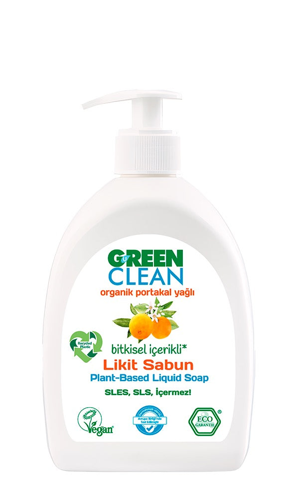 U Green Clean Likit Sabun 500 ml-Portakal