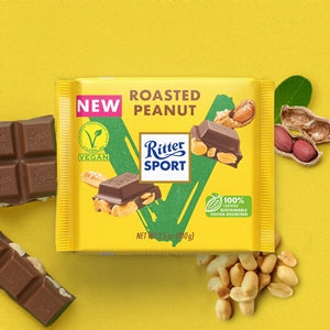 RITTER SPORT Kavrulmuş Fıstıklı Vegan Çikolata 100 g