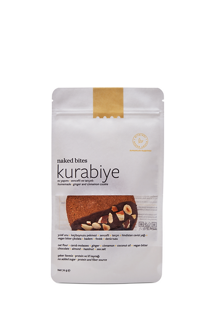 NAKED BITES Kurabiye -Zencefil & Tarçınlı - 70 g