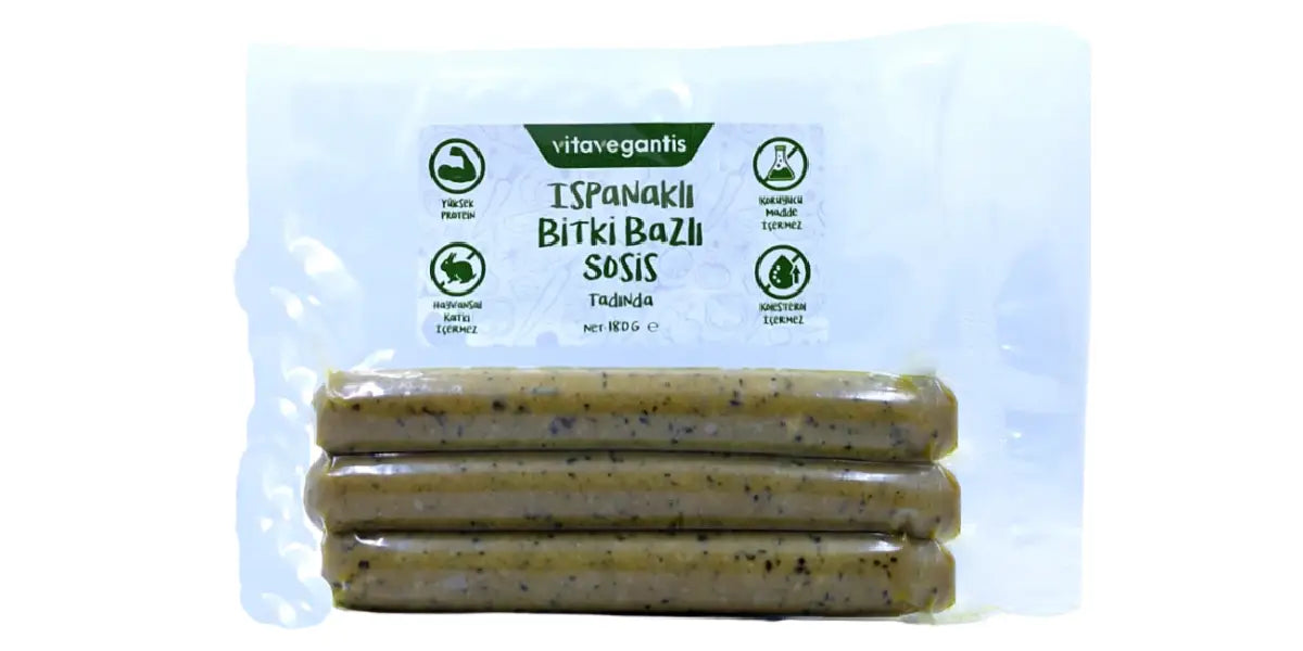 VITA VEGANTIS Ispanaklı Sosis Tadında 180 g