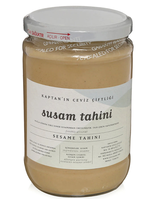 KAPTAN'IN CEVİZ ÇİFTLİĞİ Yerli Gökova Susam Tahini 650 g