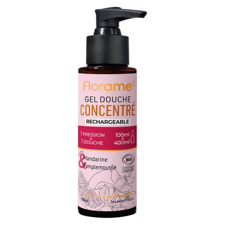FLORAME Konsantre Organik Duş Jeli 100 ml Mandalina-Greyfurt