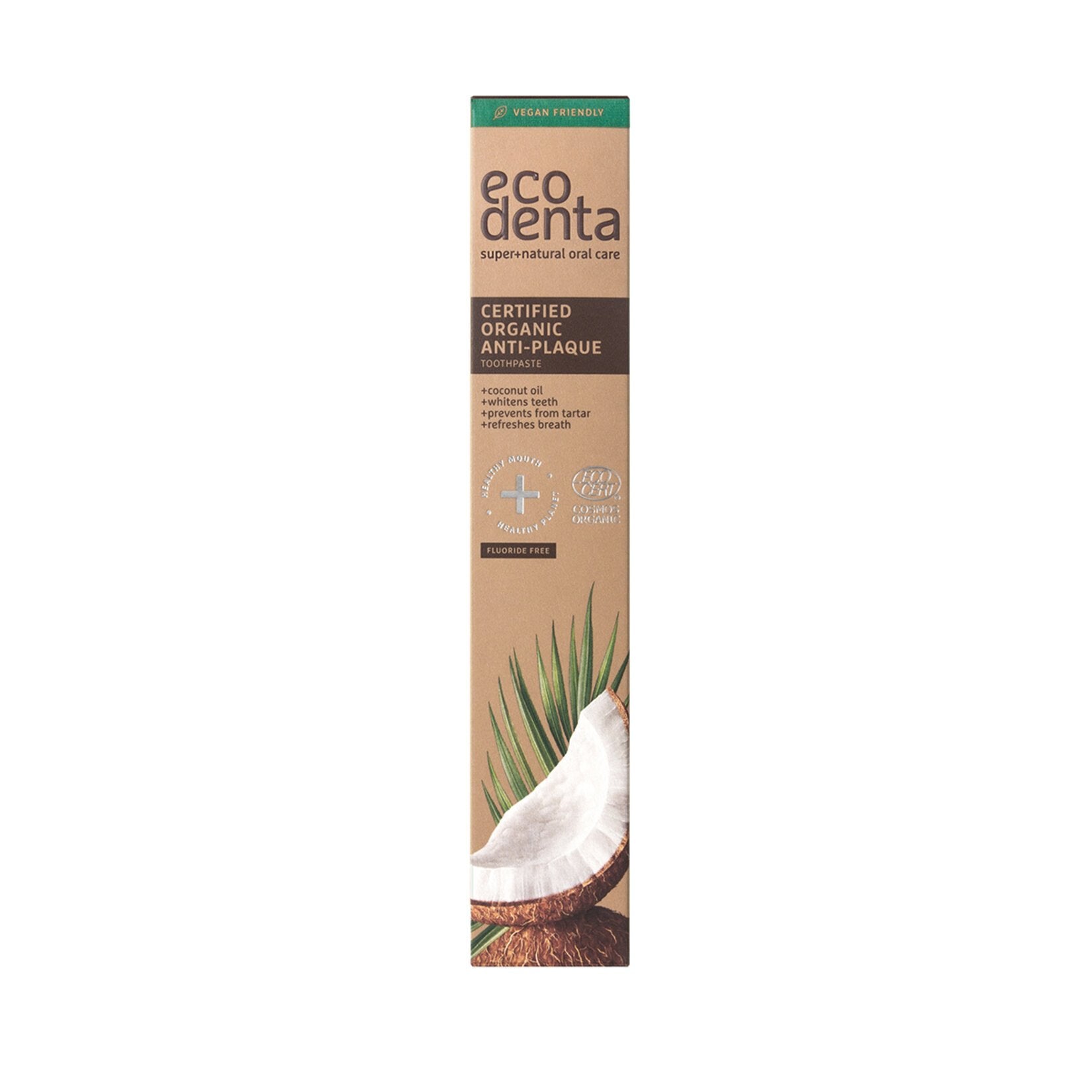 ECO DENTA Hindistan Cevizi Yağlı Organik Diş Macunu 75 ml
