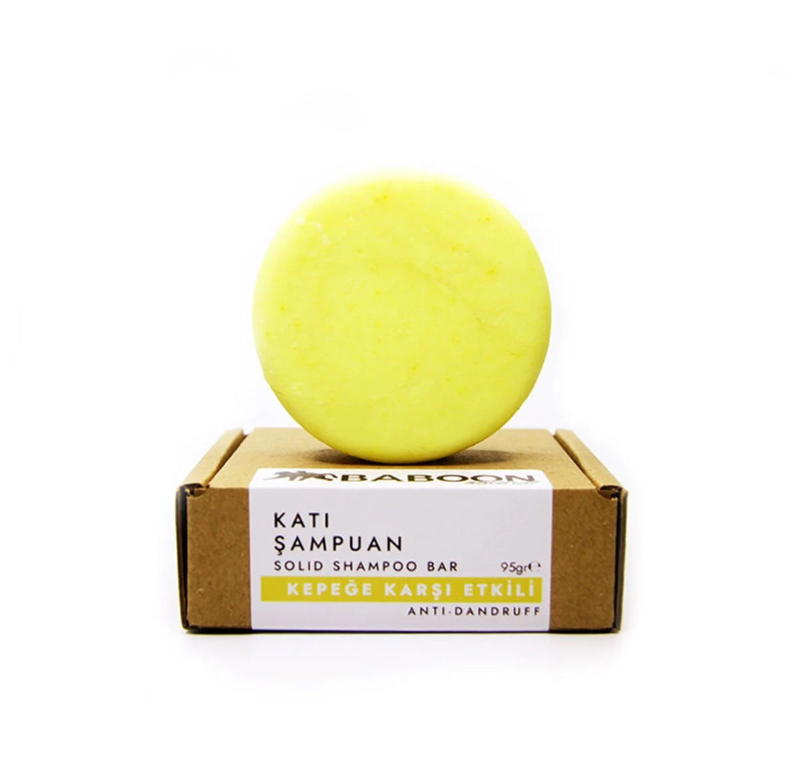 BABOON NATURAL Kepeğe Karşı Etkili Katı Şampuan 95 g