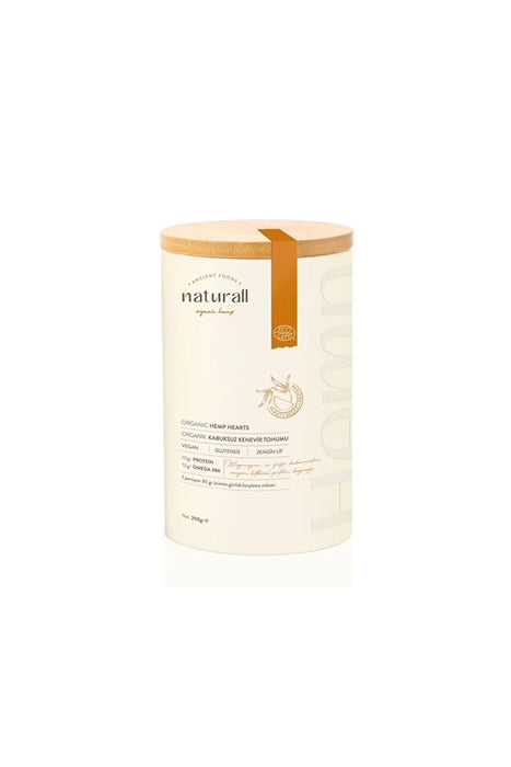 Naturall Organik Kabuksuz Kenevir Tohumu 200 g