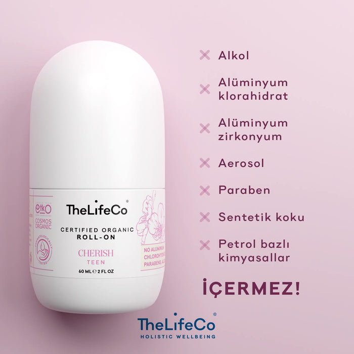 THE LIFECO Organik Roll-on Deodorant Cherish (Teenage) 60 ml