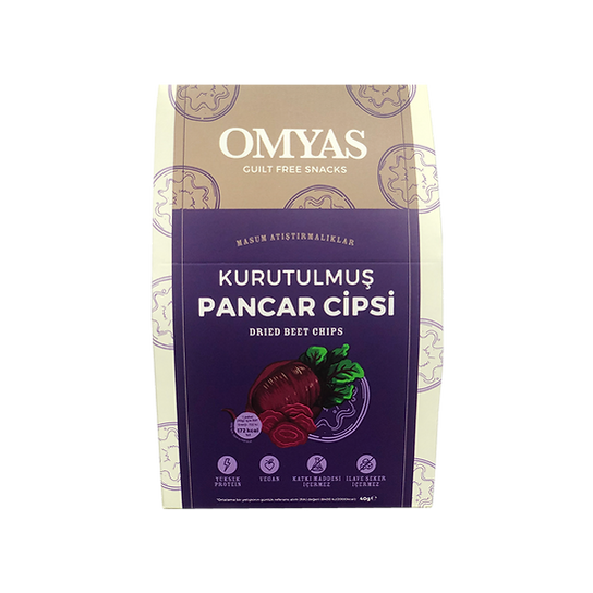 OMYAS Kurutulmuş Pancar Cipsi 40 g