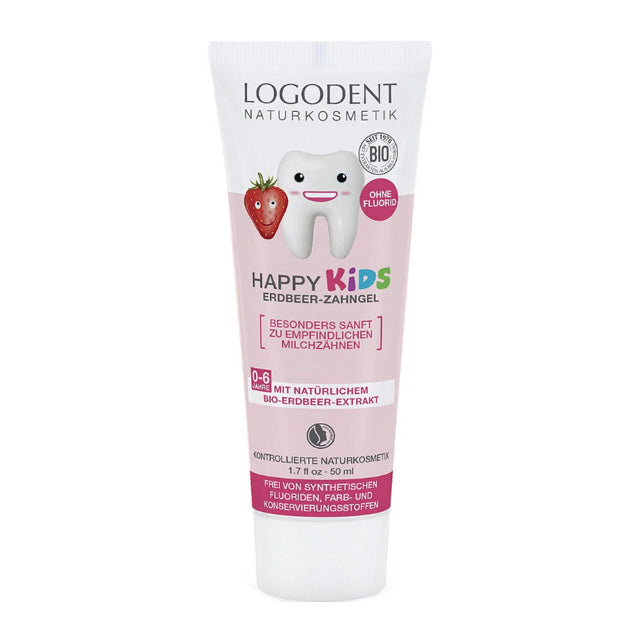 LOGODENT Organik Çilekli Çocuk Diş Macunu 50 ml