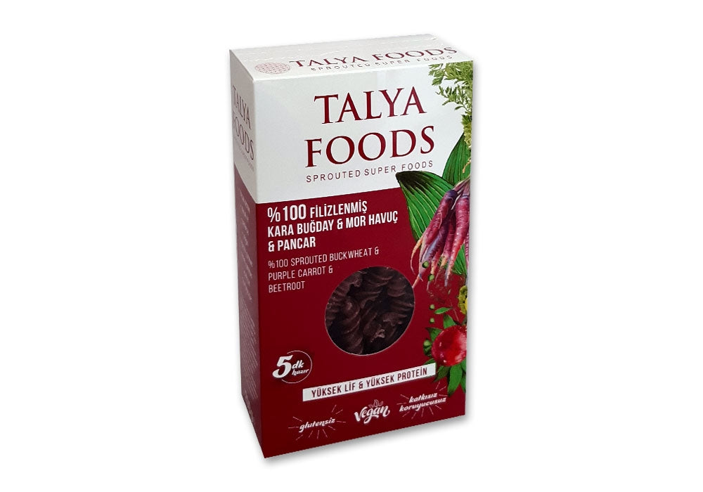 TALYA FOODS Karabuğday, Mor Havuç, Pancar Makarnası 200 g