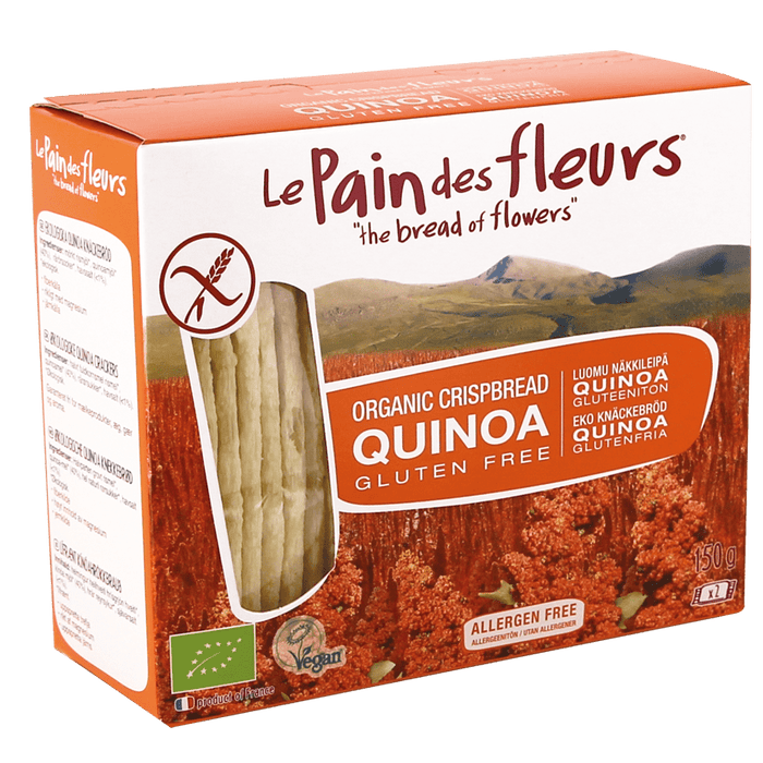 LE PAIN DES FLEURS Organik ve Glutensiz Kinoalı Kraker 150 g.
