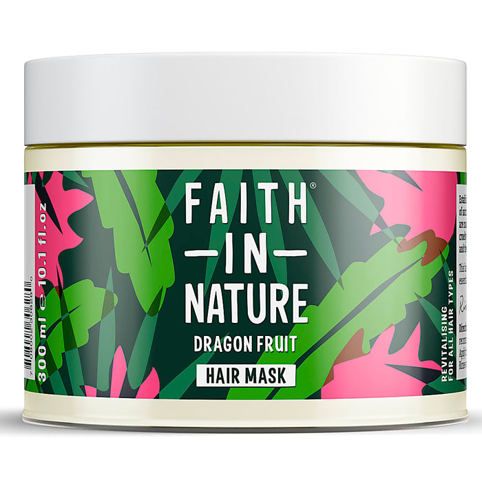 FAITH IN NATURE %99 Doğal İçerikli Canlandırıcı Saç Bakım Maskesi 300ml - Tüm Saç Tipleri İçin Ejder Meyvesi