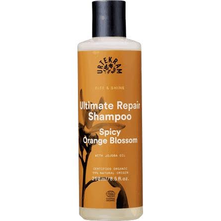 URTEKRAM Organik Rise & Shine Baharatlı Portakal Çiçeği Onarıcı Şampuan 250 ml
