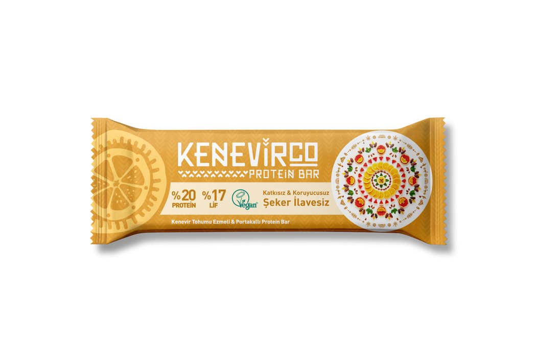 KenevirCo Portakallı Protein Bar 40 g