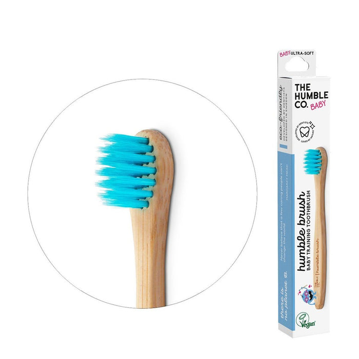 HUMBLE BRUSH Bebek Bambu Diş Fırçası Ultra Yumuşak MAVİ