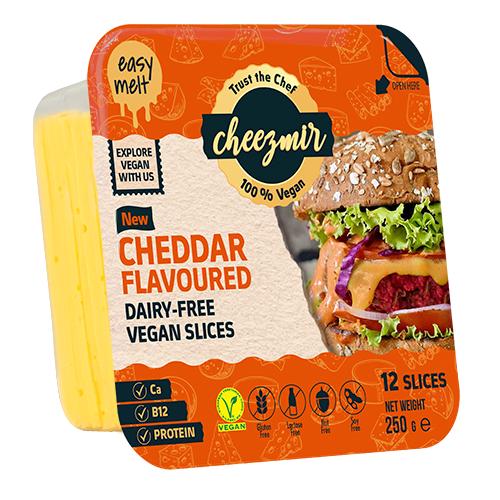 Cheezmir Vegan Peynir Cheddar Dilimli 250 g