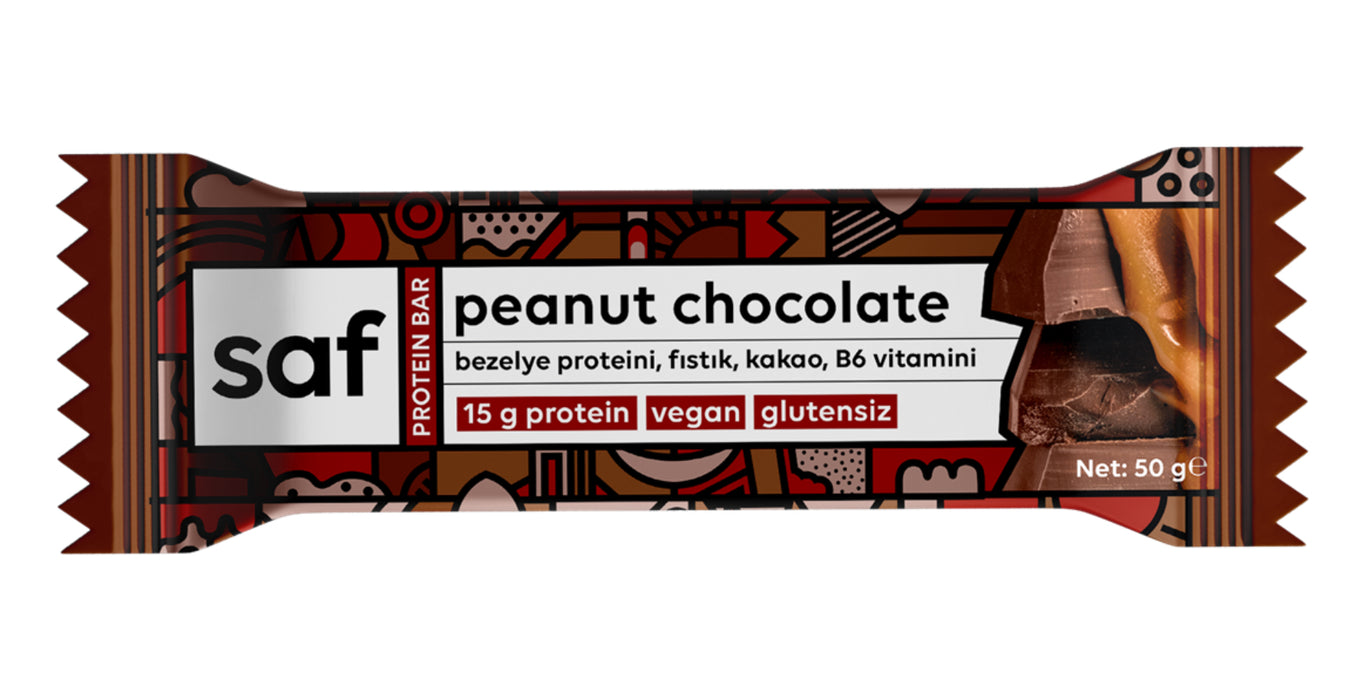 SAF Peanut Chocolate High Protein Bar 50 g