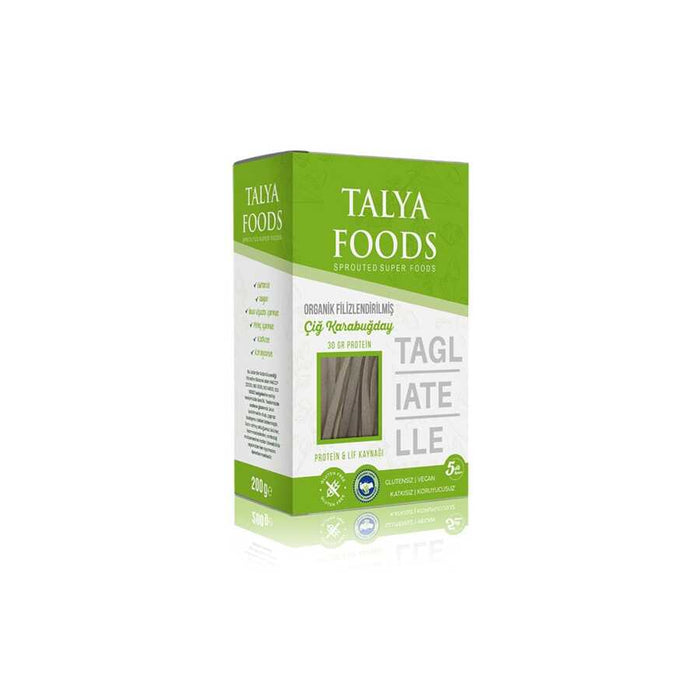 TALYA FOODS Organik Filizlendirilmiş Karabuğday Tagliatelle 200 g