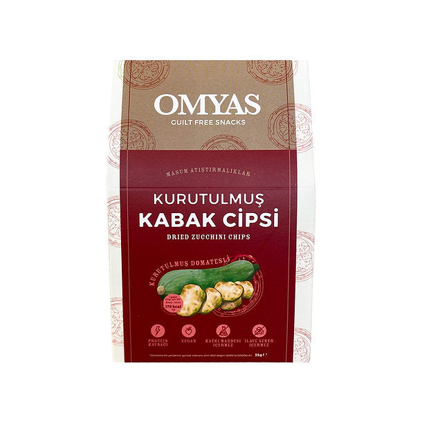 OMYAS Kurutulmuş Kabak Cipsi Kuru Domatesli 30 g