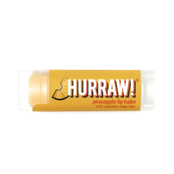 HURRAW Papaya Pineapple Lip Balm/ Papaya Ananaslı Dudak Koruyucu