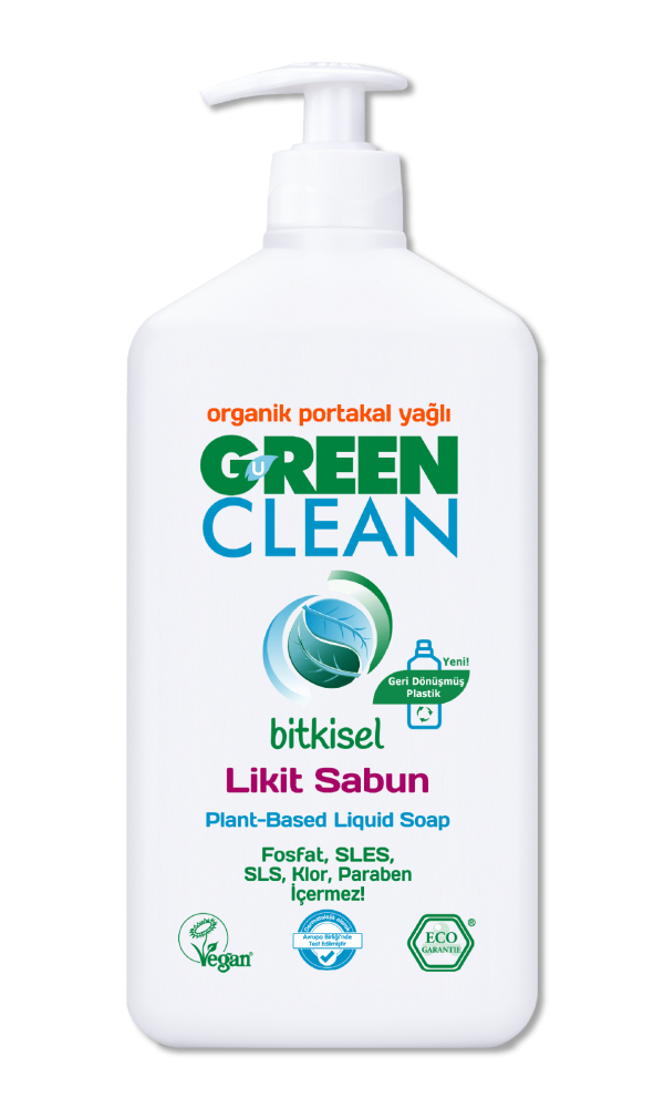 U Green Clean Likit Sabun 500 ml-Portakal