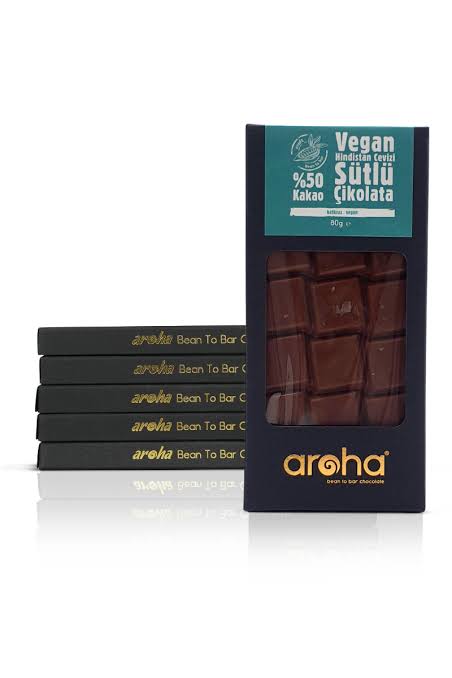 AROHA Vegan Hindistan Cevizi Sütlü Çikolata 80 g