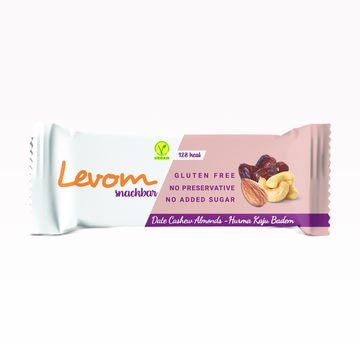LEVOM Hurma Kaju Badem Bar 33 g
