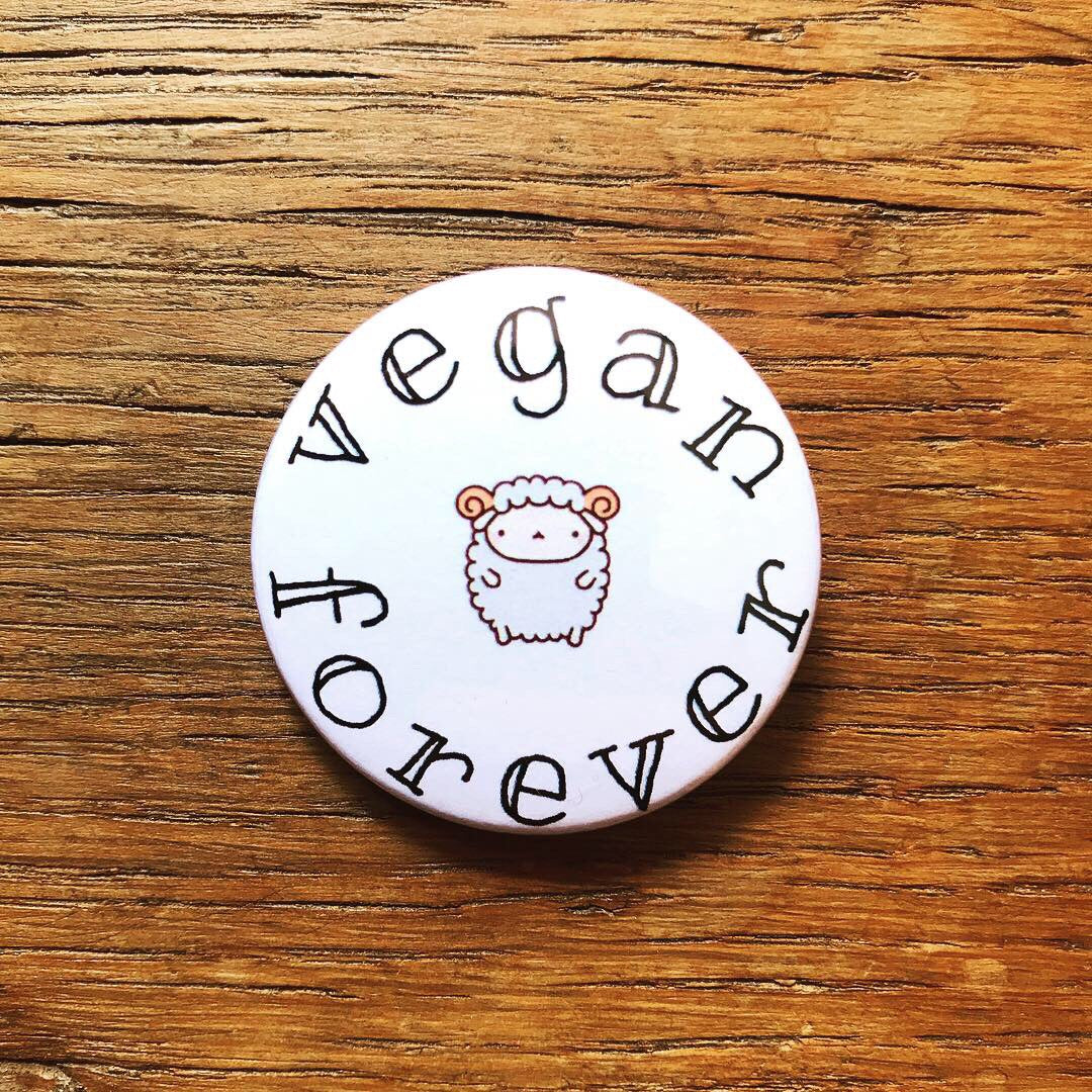 Rozet VEGAN FOREVER