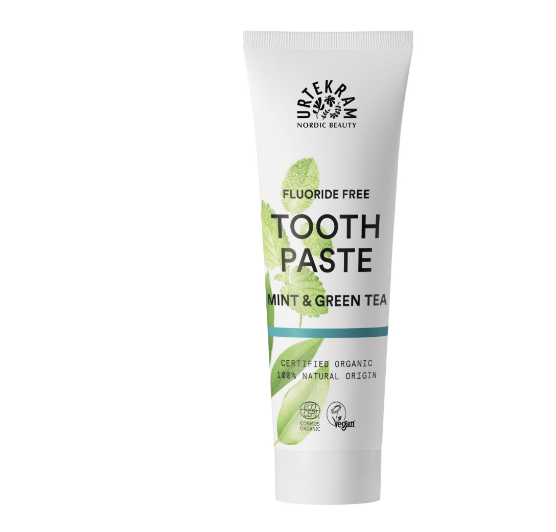 URTEKRAM Organik Nane Yeşil Çay Diş macunu 75 ml