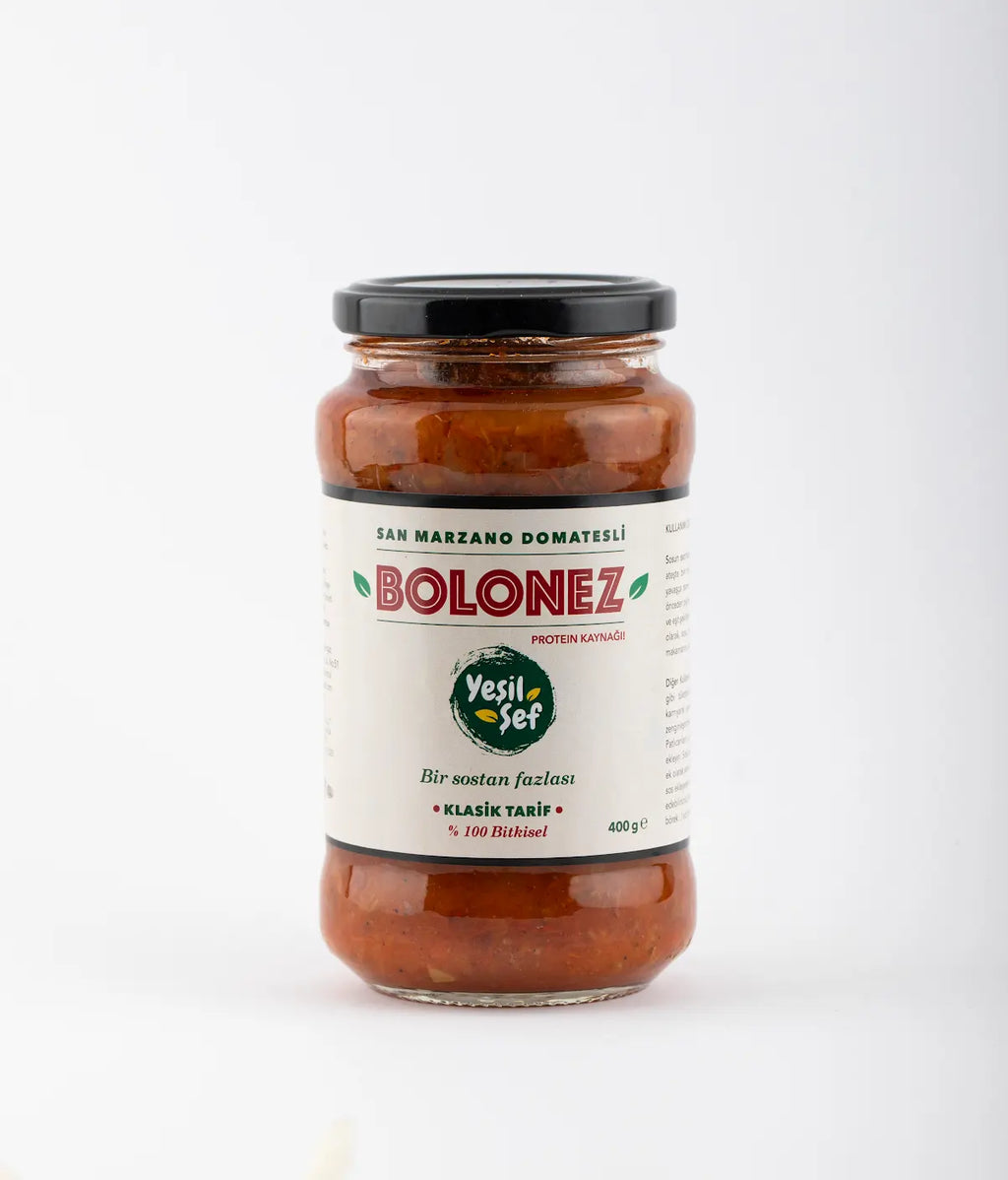 YEŞİL ŞEF Yoket Kıymalı Vegan Bolonez Sos 400 gram