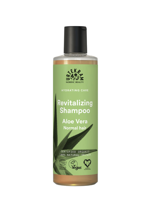aloe veralı şampuanlar URTEKRAM Organik Aloe Vera Canlandırıcı Şampuan 250 ml – Vegan Dükkan