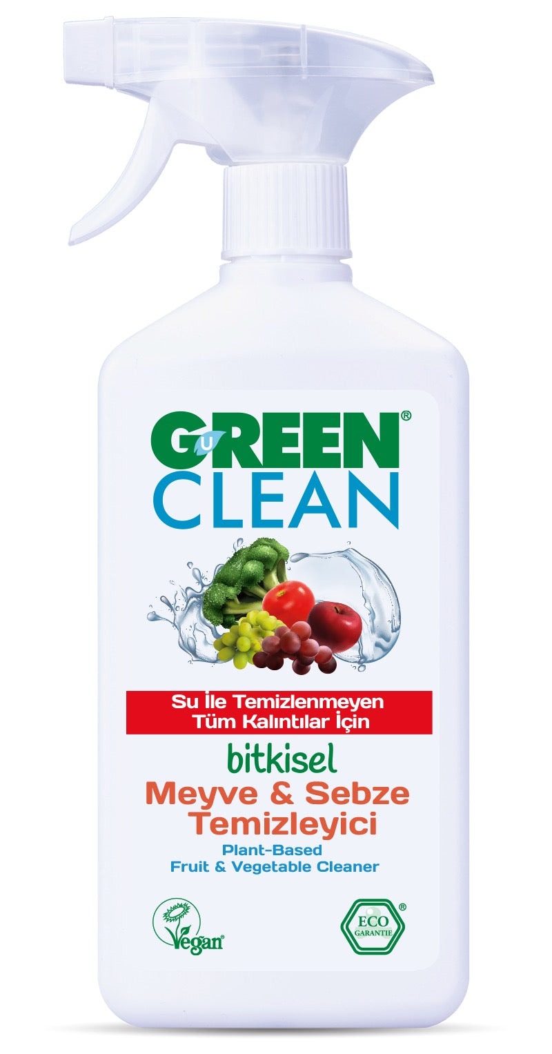 U GREEN CLEAN Bitkisel Meyve & Sebze Temizleyici 500 ml