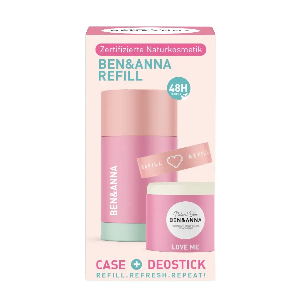 BEN & ANNA Kutu + Refill Deostick 40 g  LOVE ME
