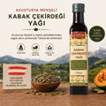 SALT YAŞAM Soğuk Sıkım %100 Kabak Çekirdeği Yağı 250ml (Avusturya Menşeli Çekirdek)