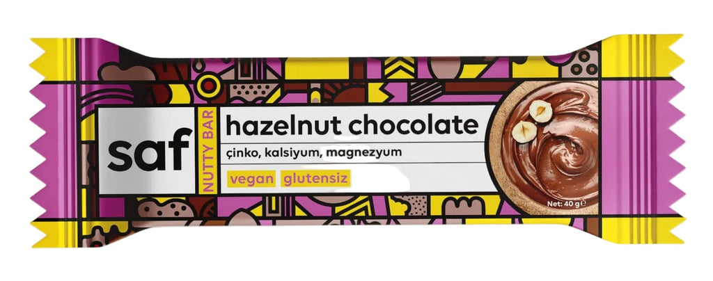 SAF Hazelnut Chocolate Nutty Bar 40 g