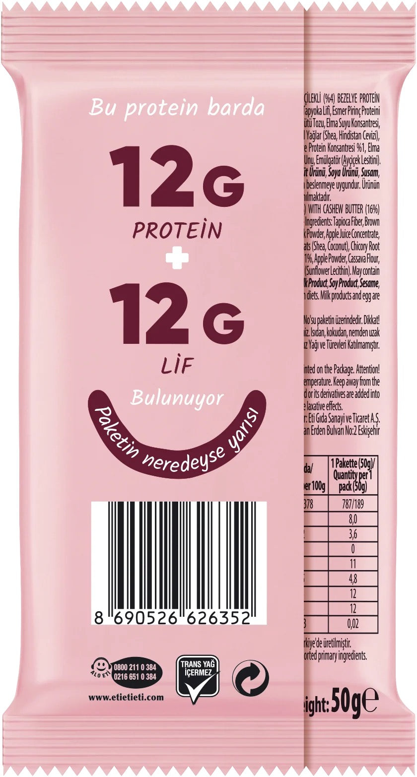 TRUBAR Çilekli Protein Bar 50 g