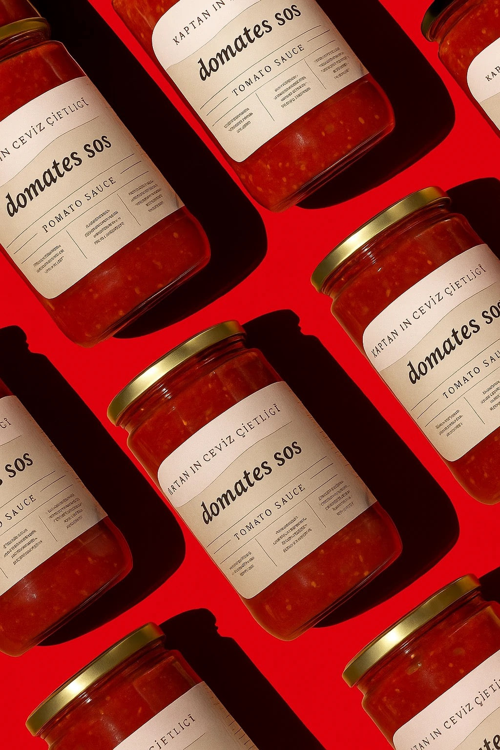 KAPTAN'IN CEVİZ ÇİFTLİĞİ Yerli Tarla Domates Sos 650 g