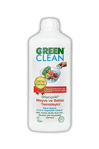 U GREEN CLEAN Bitkisel Meyve & Sebze Temizleyici 1 Litre
