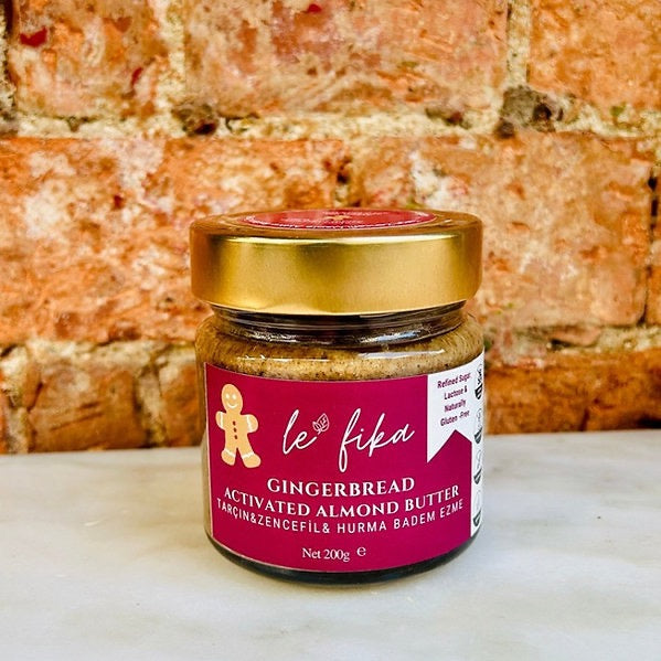 LE FIKA Zencefil ve Tarçınlı Aktive Badem Ezmesi 200 g