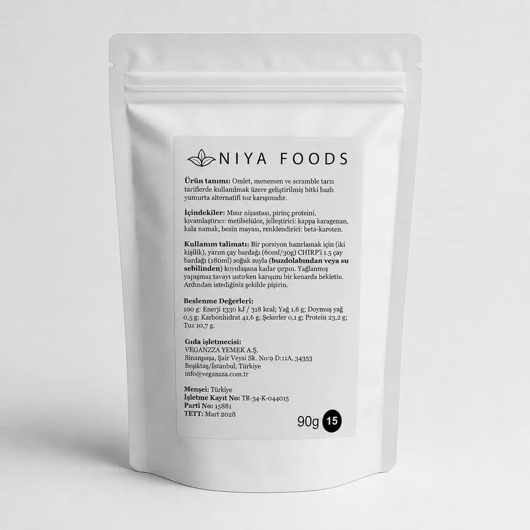CHIRP Bitkisel Yumurta İkamesi Karışımı 90 g