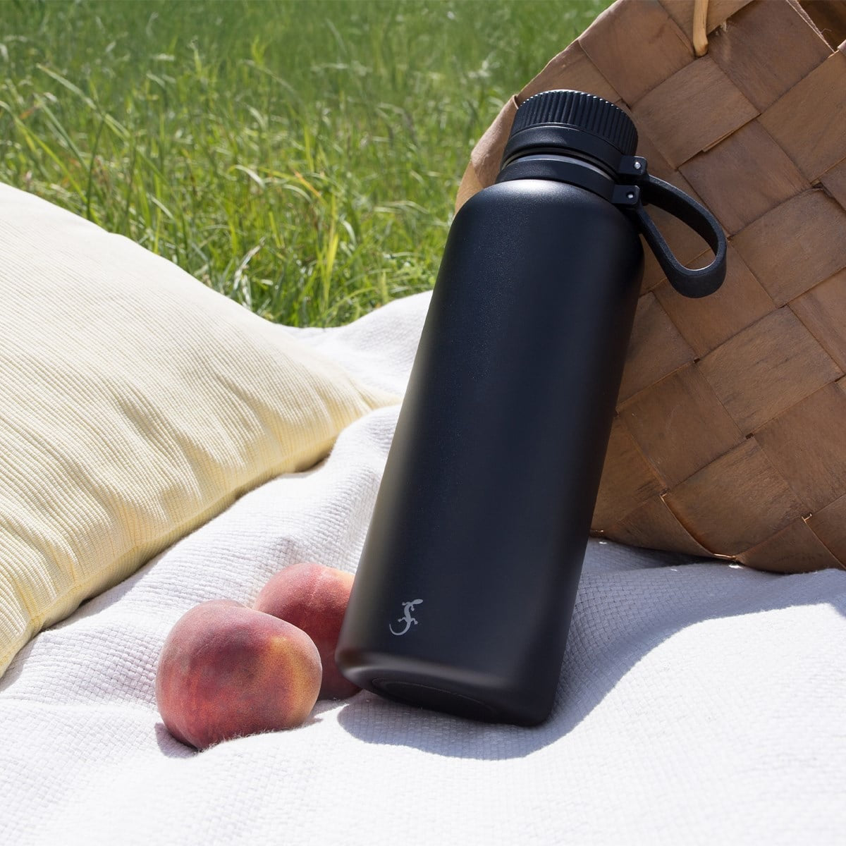 LURCH Outdoor Termos 1 litre Mat Siyah