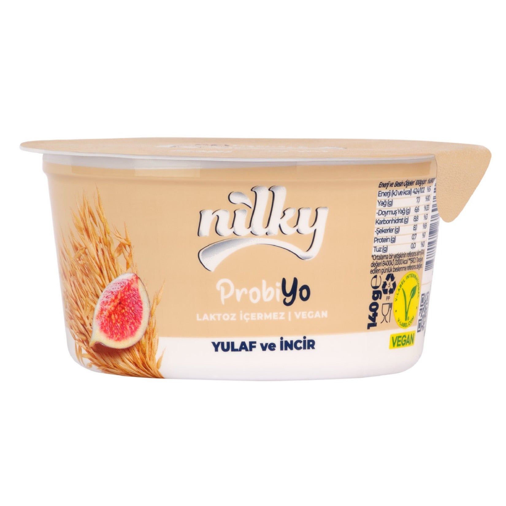 NILKY İncirli Yulaflı Probiyo 140 g (Meyveli Yoğurt Gibi)
