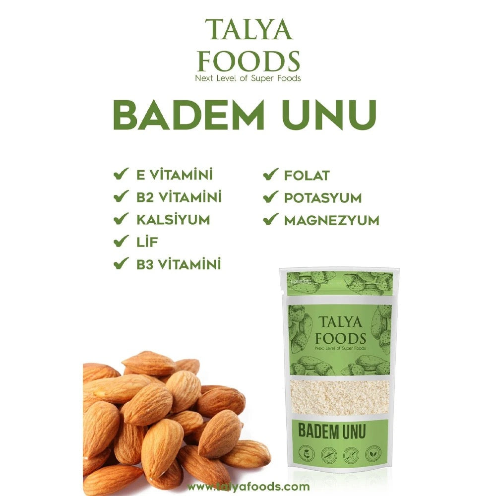 TALYA FOODS Glutensiz Zarsız Badem Unu 200g