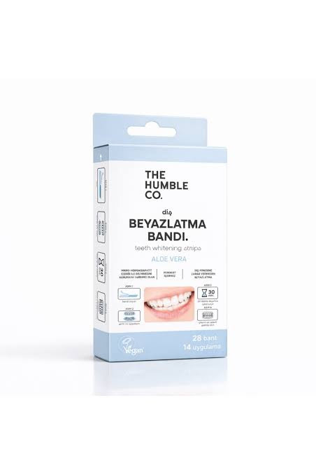 THE HUMBLE CO Whitening Strips Diş Beyazlatma Bandı Aloe Vera 28 Adet