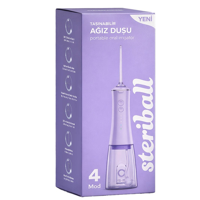 STERIBALL Taşınabilir Ağız Duşu - Lila