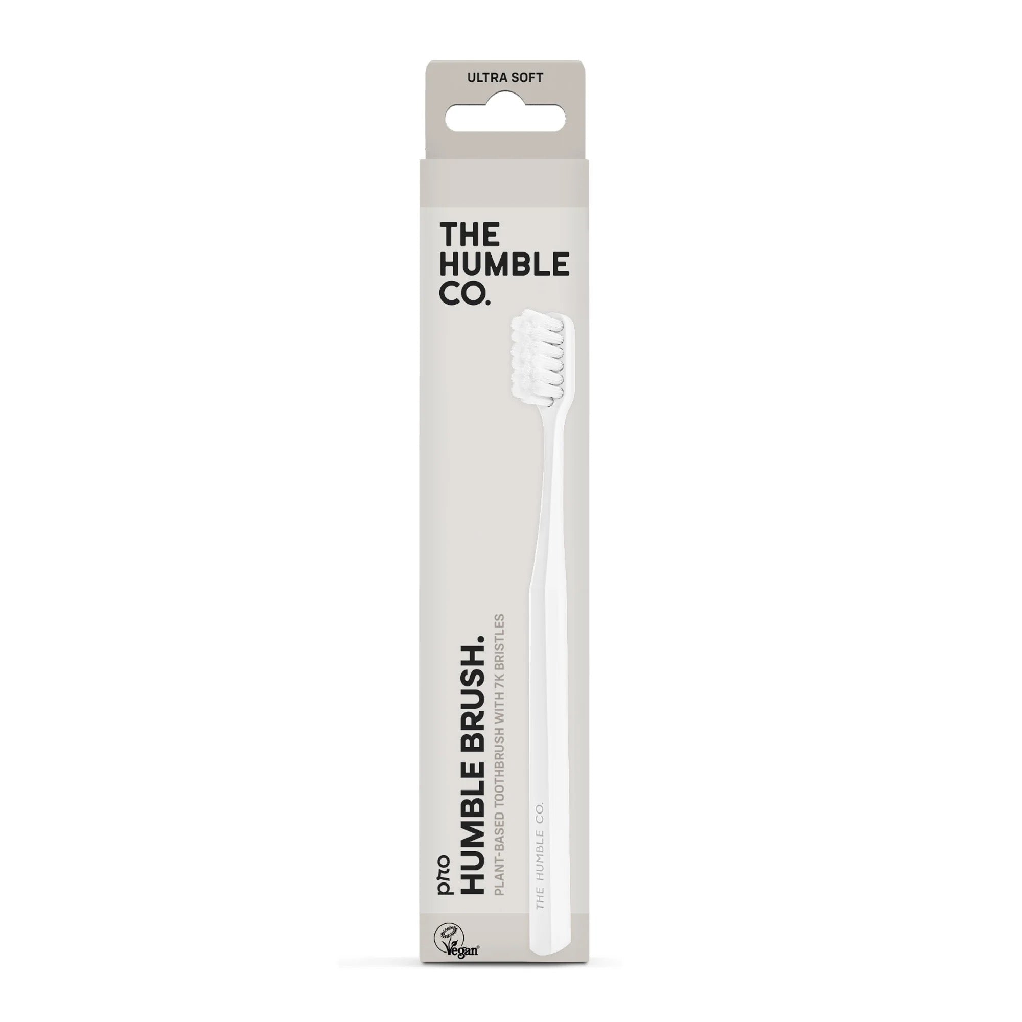 HUMBLE BRUSH Adult Soft 7000 kıl içeren Bitki Bazlı Diş Fırçası Beyaz