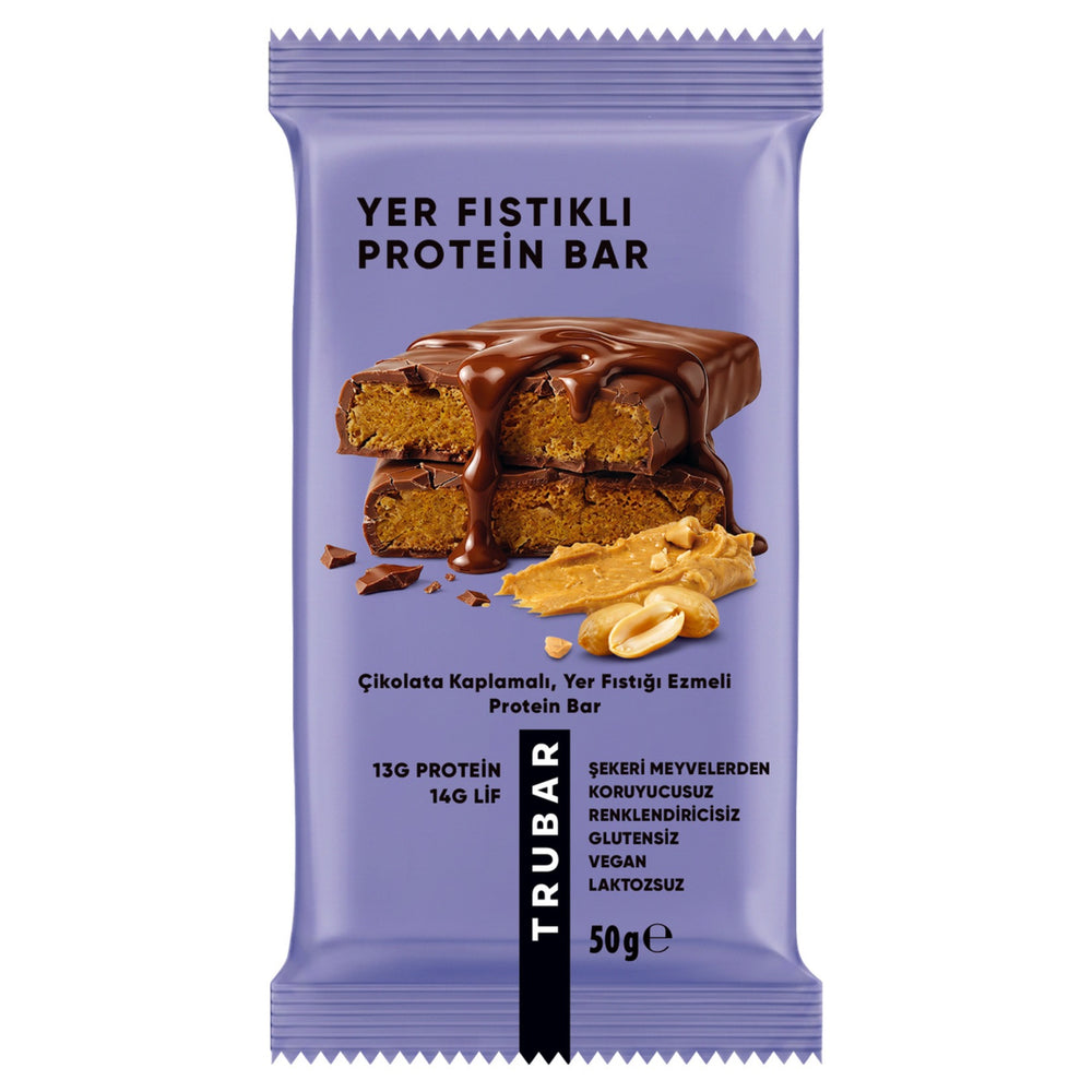 TRUBAR Yer Fıstıklı Protein Bar 50 g
