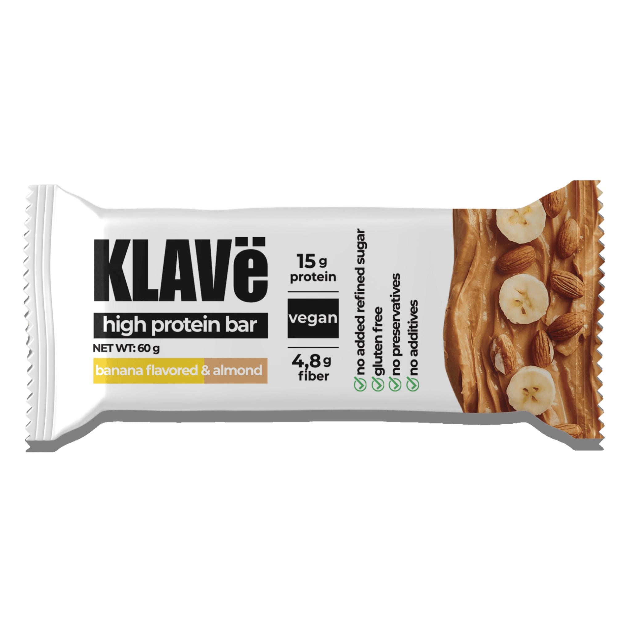 KLAVë Muzlu ve Bademli Protein Bar 60 g