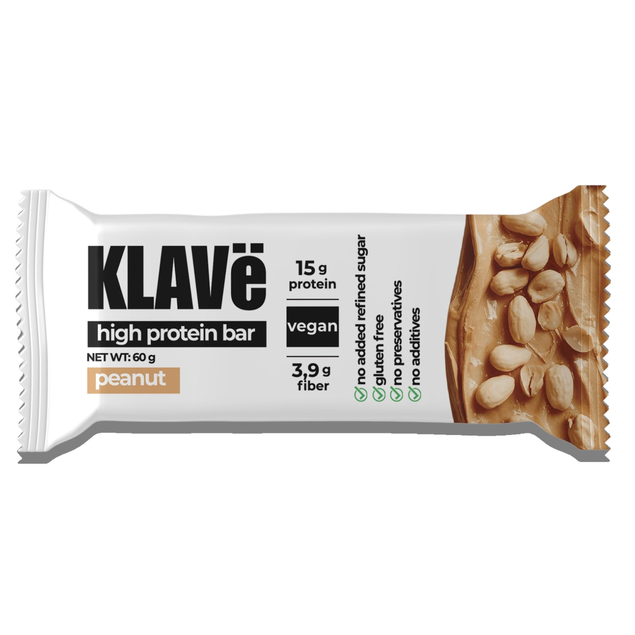 KLAVë Yer Fıstıklı Protein Bar 60 g